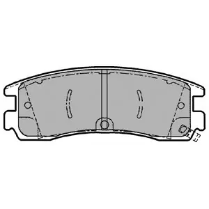 Nowość DELPHI LP1612 Klocki hamulcowe