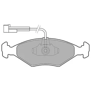 DELPHI LP1811 Klocki hamulcowe Niska cena