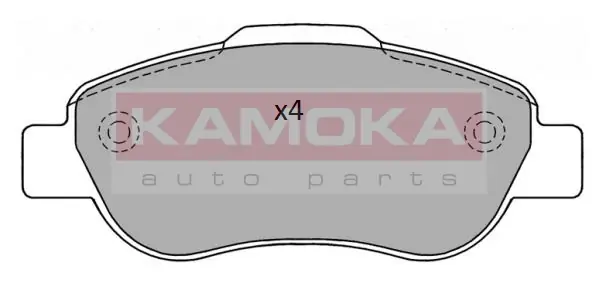 Autentyczny KAMOKA JQ101152 Klocki hamulcowe