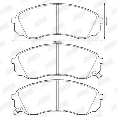 JURID 572619J Klocki hamulcowe Oferta limitowana