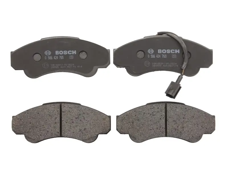 Autentyczny BOSCH 0 986 424 769 Klocki hamulcowe