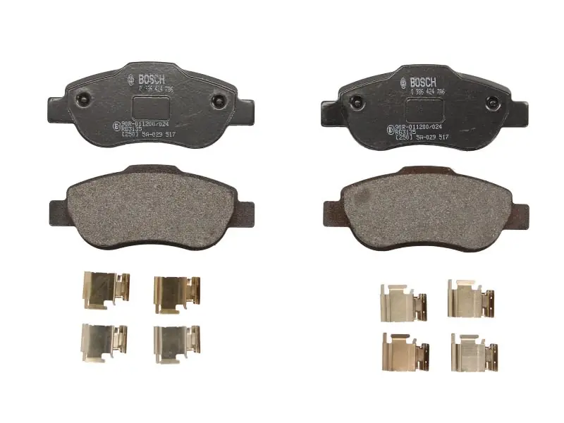 Bezpieczna płatność BOSCH 0 986 424 786 Klocki hamulcowe