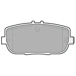 DELPHI LP2027 Klocki hamulcowe Wysoka jakość