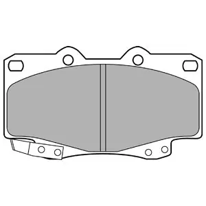 DELPHI LP2242 Klocki hamulcowe Popularny