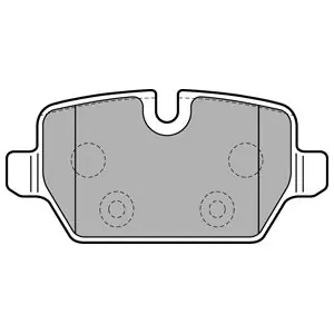 DELPHI LP2247 Klocki hamulcowe Darmowa dostawa