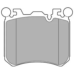 Nowość DELPHI LP2287 Klocki hamulcowe