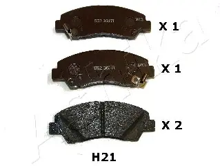 ASHIKA 50-0H-H21 Klocki hamulcowe Szybka dostawa