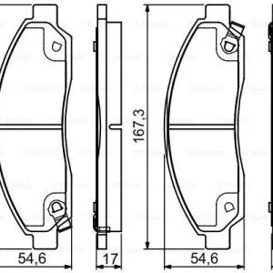 Niska cena BOSCH 0 986 495 159 Klocki hamulcowe