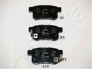 ASHIKA 51-04-410 Klocki hamulcowe Promocja