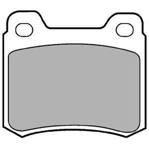 Darmowa dostawa DELPHI LP440 Klocki hamulcowe