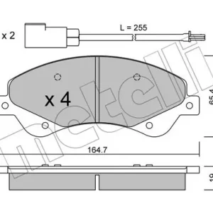 METELLI 22-0679-0 Klocki hamulcowe Tylko dziś