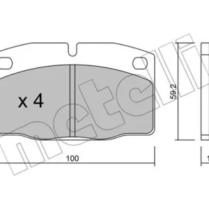 METELLI 22-0044-0 Klocki hamulcowe Ostatnia szansa