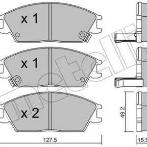 METELLI 22-0081-1 Klocki hamulcowe Szybka dostawa