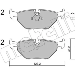 METELLI 22-0180-0 Klocki hamulcowe Kup teraz