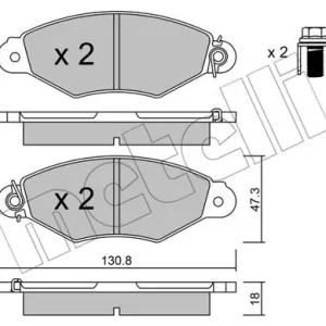 METELLI 22-0253-0 Klocki hamulcowe Zwrot pieniędzy