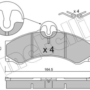 METELLI 22-0262-0 Klocki hamulcowe Ekspresowa dostawa
