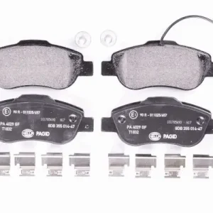 HELLA 8DB 355 014-471 Klocki hamulcowe Bezpieczna płatność