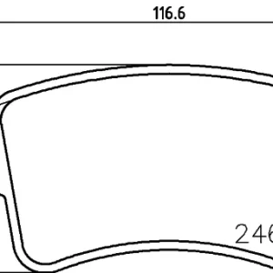 HELLA 8DB 355 025-381 Klocki hamulcowe Bezpieczna płatność