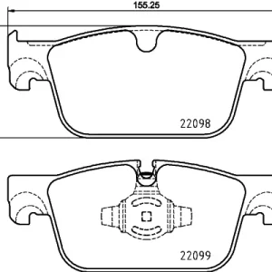 HELLA 8DB 355 025-531 Klocki hamulcowe Oferta