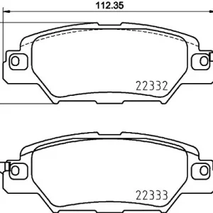 HELLA 8DB 355 025-461 Klocki hamulcowe Oferta limitowana