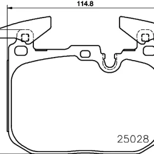 HELLA 8DB 355 025-771 Klocki hamulcowe Niska cena