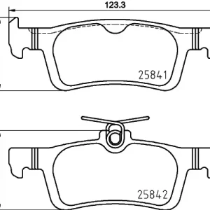 Szybka dostawa HELLA 8DB 355 031-761 Klocki hamulcowe