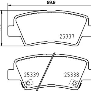 Oferta limitowana HELLA 8DB 355 031-821 Klocki hamulcowe