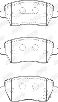 Tani JURID 573255J Klocki hamulcowe