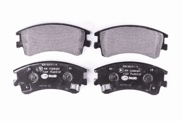 HELLA 8DB 355 011-141 Klocki hamulcowe Premium