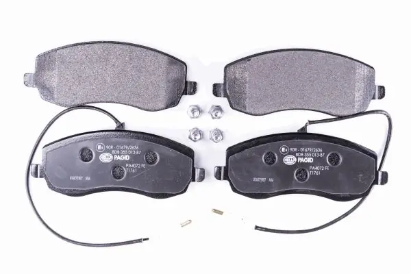 HELLA 8DB 355 013-871 Klocki hamulcowe Bezpieczna płatność