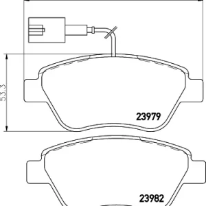 Tylko dziś HELLA 8DB 355 015-491 Klocki hamulcowe