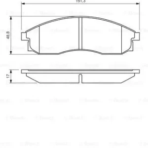 BOSCH 0 986 424 340 Klocki hamulcowe Tani