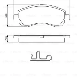 BOSCH 0 986 424 770 Klocki hamulcowe Zwrot pieniędzy