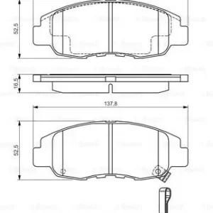 BOSCH 0 986 495 153 Klocki hamulcowe Oferta limitowana