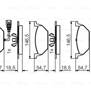 BOSCH 0 986 495 213 Klocki hamulcowe Oferta limitowana