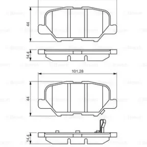 Promocja BOSCH 0 986 495 358 Klocki hamulcowe