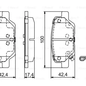 Niska cena BOSCH 0 986 495 393 Klocki hamulcowe