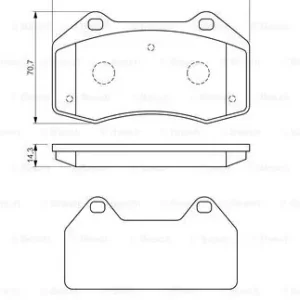 BOSCH 0 986 494 551 Klocki hamulcowe Kup teraz