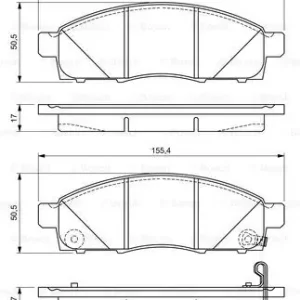 BOSCH 0 986 494 673 Klocki hamulcowe Kup teraz