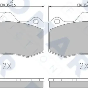 FOMAR FRICTION FO 245381 Klocki hamulcowe Nowość