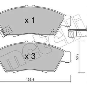 Kup teraz METELLI 22-0437-0 Klocki hamulcowe