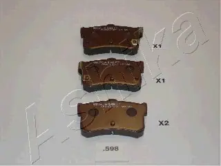 ASHIKA 51-05-598 Klocki hamulcowe Oferta